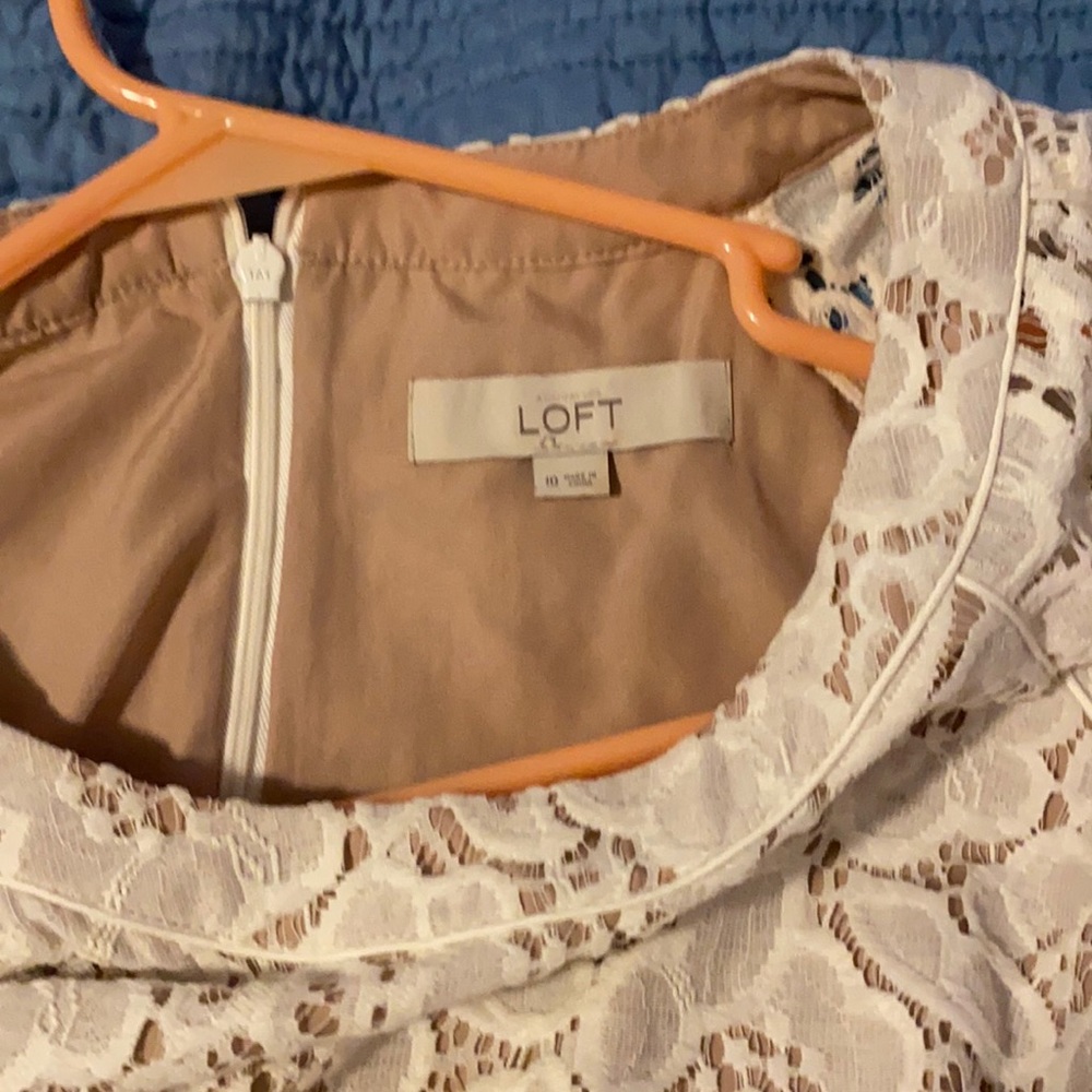 Dress Ann Taylor/Loft size 10. Lace with lining.